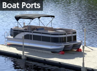 Pine Crest Marina is a dealer for Wave Armor Boat Ports