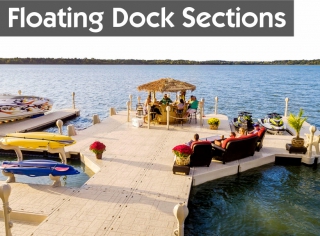Wave Armor Floating Dock Sections