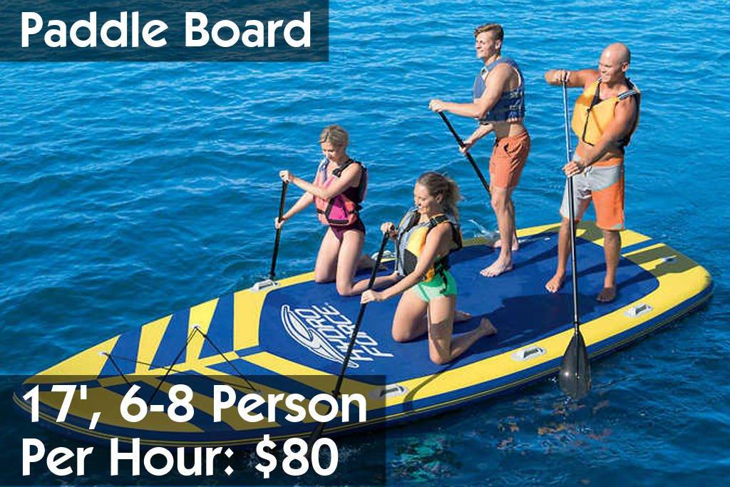 6-8 Person Paddle Board Rentals