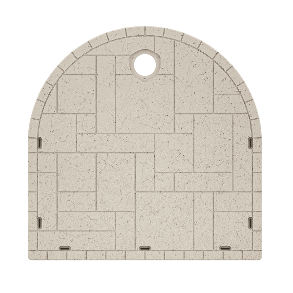 Half Round End Caps